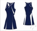 Bio Tec Navy White Women's Netball Dress